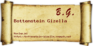 Bottenstein Gizella névjegykártya